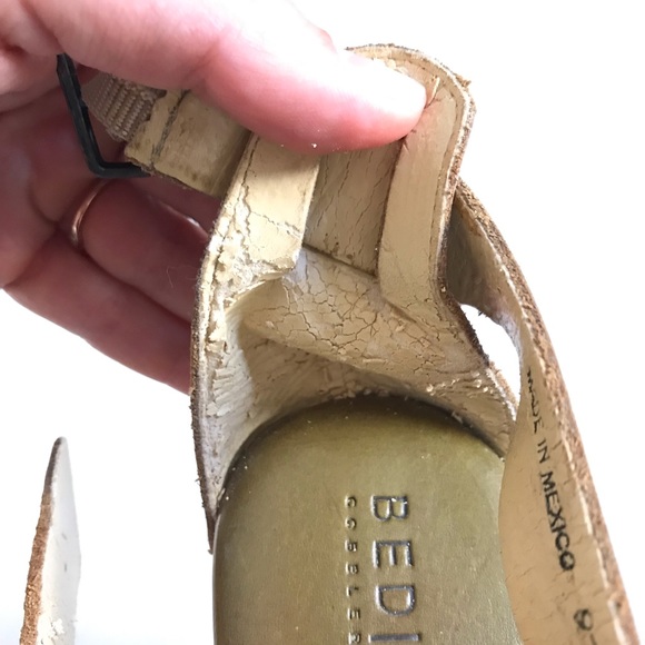 BEDSTU Genuine Leather Wooden Heels. SZ 9, NEW! - Picture 8 of 8